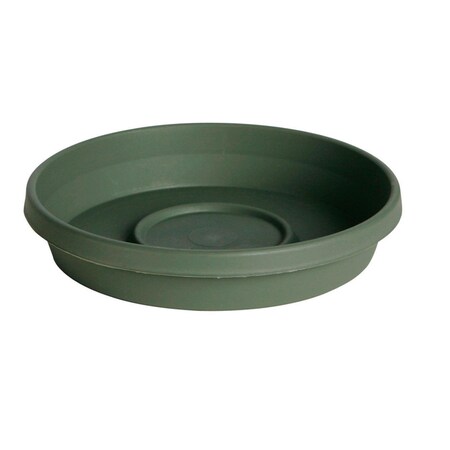 Bloem Bloem Terra 2.75 in. H X 14.75 in. W X 12.75 in. D Resin Traditional Plant Saucer Living Green 51416